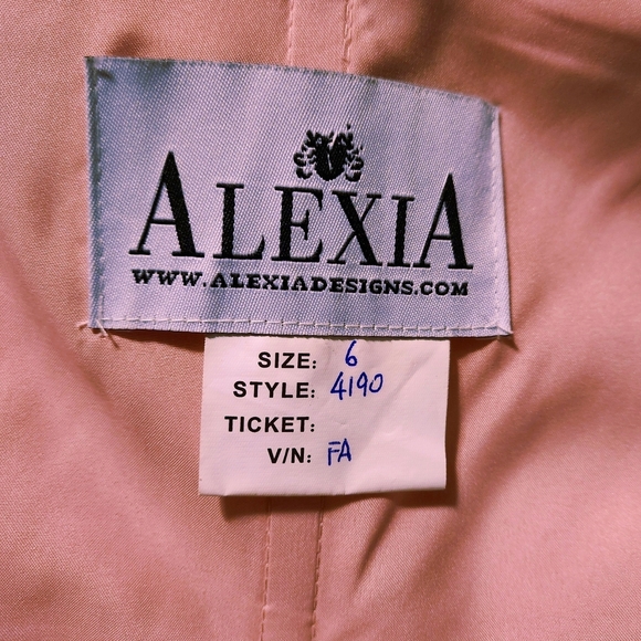 Alexia Designs Blush Pink Maxi Dressh Lace - Picture 9 of 10